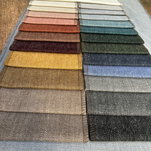 Hecho en China tela de lino Lisa tela de sofá largo 100% tela de poliéster para muebles Corredor Ecológico - Product Image 5