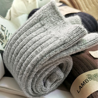Calcetines de lana de alpaca para hombre de alta calidad personalizados calcetines de lana cálidos gruesos de invierno