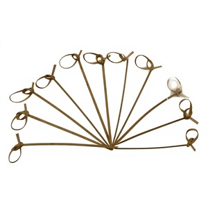 Piques décoratives en bambou 9cm 12cm 15cm – Brochettes écologiques pour cocktails, fruits, desserts, burgers et événements - Product Image 1