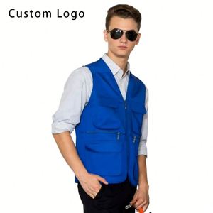 Chaleco Multibolsillos Hecho a Mano para Verano, Estilo Pescador con Logotipo Personalizado para Eventos - Product Image 5