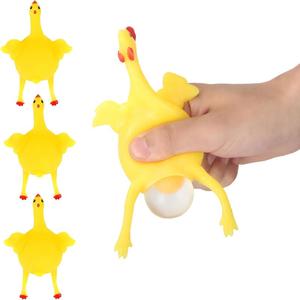 Jouet à presser en forme de poulet amusant JITENG, jouet extensible pour les farces et le soulagement du stress - Product Image 6
