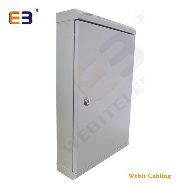 IT Server Wall Mount Network Cabinet Server Rack 19" 1.0mm Steel Solid Metal Door Cable Entry Data Center Rack Mount Enclosure