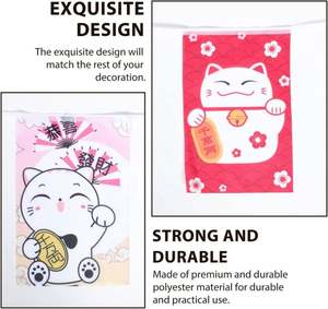 Drapeaux de fanions de style japonais pour la décoration de fêtes en extérieur et en intérieur, imperméables, pour festivals et défilés, fournis directement par l'usine - Product Image 2