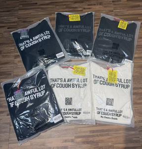 เสื้อฮู้ดดี้ผ้าคอตตอนหนานุ่มพิมพ์ลาย "Trending THAT'S A AWFUL LOT OF COUGH SYRUP" แบบสั่งทำพิเศษสำหรับผู้ชาย - Product Image 5