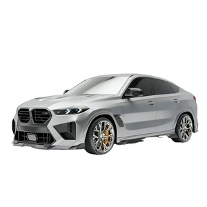ชุดแต่งคาร์บอนไฟเบอร์แห้งสำหรับ BMW X6M รุ่น X6M RZ-style ประกอบด้วยลิ้นกันชนหน้าคาร์บอนไฟเบอร์ สปอยเลอร์ และสเกิร์ตข้าง - Product Image 1