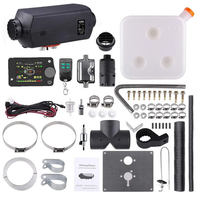 Nuevo Calentador de Estacionamiento Diésel WINFULL 12V/24V 5KW, Portátil, Material ABS Negro, 8.6KG, Un Año de Garantía para Autocaravanas, Caravanas y Casas Rodantes