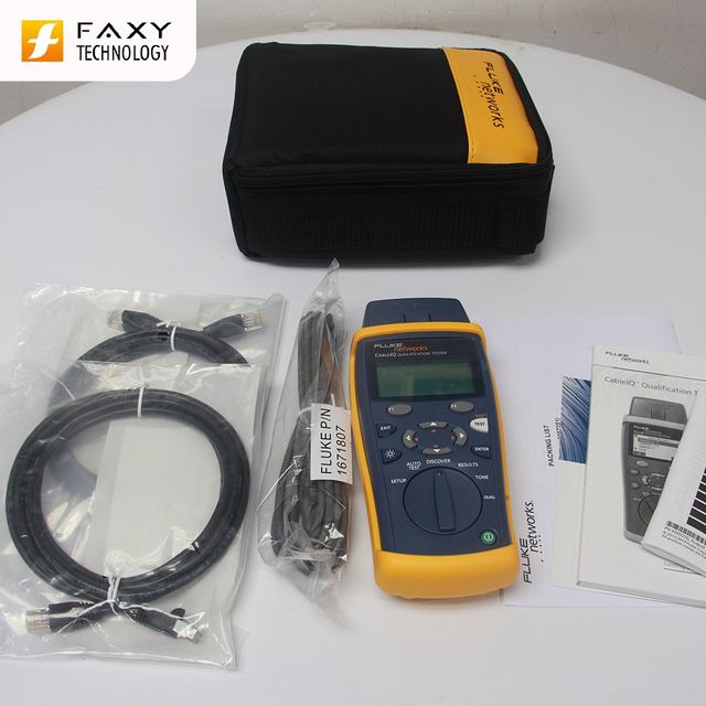 Fluke Networks CableIQ CIQ-100 Qualification Tester Cable Iq Cable Tester Fluke CIQ-KIT CIQ-FTKSFP CIQ-KRQ Fluke Original New