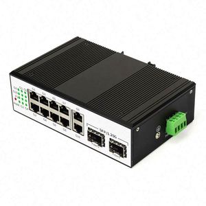 Industrial <strong>Gigabit</strong> <strong>8</strong> <strong>Port</strong> PoE and 2 Fiber Optical SFP Din-rail Ethernet Poe <strong>Switch</strong> - Product Image 2