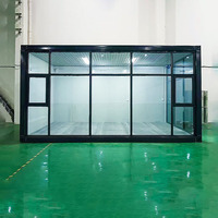 Maisons préfabriquées modulaires personnalisables à bas prix, mini-conteneurs de 40 pieds et 20 pieds, démontables, en kit, pour bureau à domicile