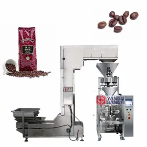 YB-520L Automatic Oatmeal 1kg Puffed Sugar Beans Seeds Volumetric Cup Filler Filling Rice Granola Cereal Raisin Packing Machine