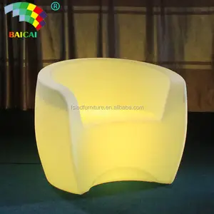 מודרני עיצוב בר ספה כיסא חיצוני/צבע שינוי Led צד כיסא סלון ספה נוח LED ריהוט עם חדש עיצוב