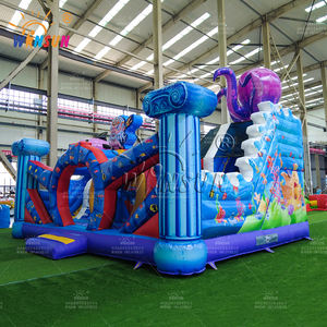 Château gonflable combiné toboggan sous-marin WINSUN, personnalisé, en PVC, ignifuge et imperméable - Product Image 5