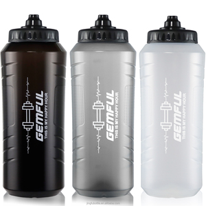 Gourde Sport 1L Sans BPA Prise en Main Facile, Matériau PP5, Bouchon à Pression pour Hockey et Sport - Product Image 1
