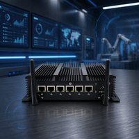 Ordinateur NUC Eglobal 6x RJ45 2.5G LAN, processeur Core I5 10210U de 10e génération, PC industriel à faible consommation, automatisation d'usine, mini PC