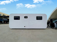Maison mobile préfabriquée de 20 pieds, mini-maison de luxe, bureau portable en conteneur