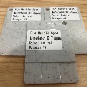 Masterbatch Custom Factory Supply PLA Marble Masterbatch For 3D Filament Print 4% Dosage Plastic Raw Materials