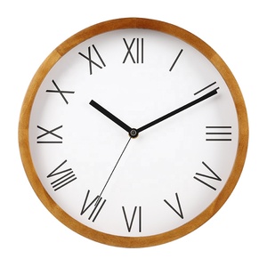 Modern Decorative Quartz Simple Fashionable Home <strong>Roman</strong> <strong>Numeral</strong> <strong>Wall</strong> <strong>Clock</strong> for Bedroom - Product Image 1