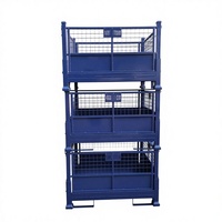 YOUGU Vente chaude, boîte en acier à mailles empilable personnalisée, durable, cage en métal pliable, capacité de 1000 kg