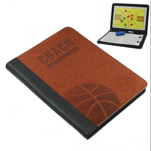 Tableau Tactique de Football en Cuir PU Pliable et Portable avec Stylo, Facile à Nettoyer - Product Image 4