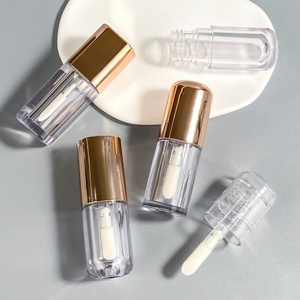 Contenants de brillant à lèvres vides en argent rechargeables de luxe en gros, tubes d'emballage pour brillant à lèvres pour cosmétiques - Product Image 6