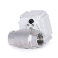 Katup Bola Motorized Stainless Steel 304 OEM CE IP67 12V 24V 2 Arah 3/4 Inch BSP CR202 Normal Tertutup Katup Elektrik DN20