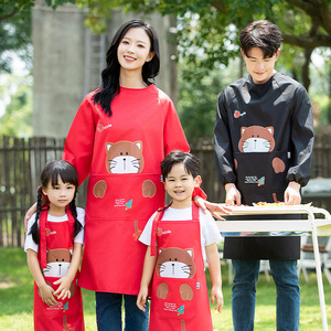 Waterproof <b>Aprons</b> With Custom Logo Printing For Restaurants And Bars Oil Resistant For Women Men Adults - Product Image 1