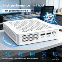 Mini PC de Escritorio de 13.ª Generación con I7-13700HX, 16 Núcleos, 24 Subprocesos, Alto Rendimiento, SSD M.2 NVMe, para Oficina, Hogar, Juegos, Diseño y Trabajo