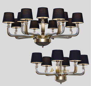 <span class=keywords><strong>Noir</strong></span> Couleurs Ombre Salon <span class=keywords><strong>Lustre</strong></span> Pendentif Lumières En Verre De <span class=keywords><strong>Murano</strong></span> Led Lampes Lustres - Product Image 3