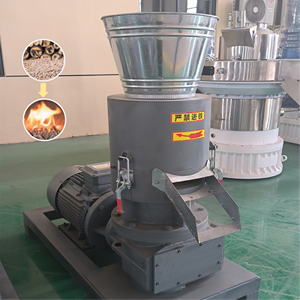 Máquina de Pellets de Biomasa de Matriz Plana Vertical, Económica y de Alta Producción (200-300kg/h), con Motor de Lubricación Automática - Product Image 2