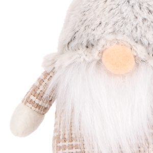 Kunstfell-Zylinderhut Weihnachtswichtel Plüschfigur mit Holzfüßen für nordische Wohnzimmerdekoration Großhandel - Product Image 3