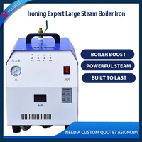 Machine à repasser à vapeur commerciale entièrement automatique avec chaudière industrielle pour atelier de couture et nettoyage à sec, haute qualité USA UK
