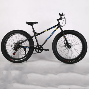 Suspensión completa para hombre, 26 pulgadas, 27,5 pulgadas, bicicletas de montaña, aleación de aluminio, neumático grueso con freno de disco doble, marco de acero, bicicleta de nieve - Product Image 4