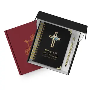 OEM设计印刷180天虔诚基督教励志祈祷日记议程笔记本
