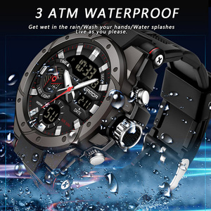 Reloj Digital SANDA 3313 para Hombre, Casual, Versátil, Luminoso, con Alarma, Resistente al Agua, Multifunción, Deportivo - Product Image 6