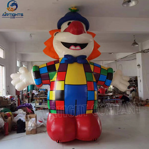 Ballon gonflable de clown de thème de <span class=keywords><strong>cirque</strong></span> de la vente 4m d'usine pour des événements - Product Image 1