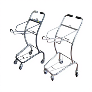 Chariot de courses à deux paniers de style japonais, chariots de courses à double panier pour le marché japonais - Product Image 1