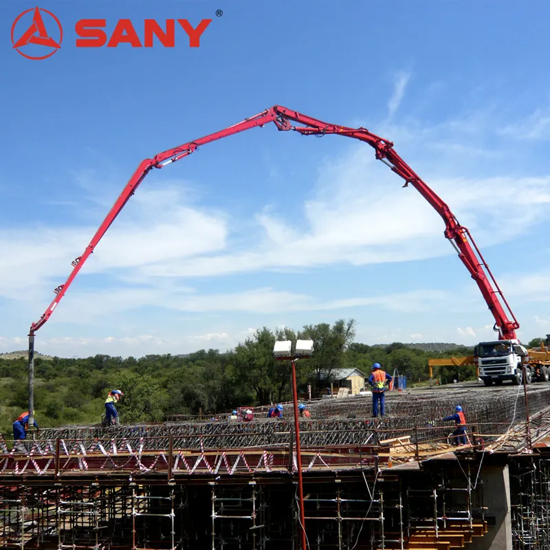 Sany Reduced Construction Live Loads44.1Mトラックマウントコンクリートポンプセメントブームポンプ