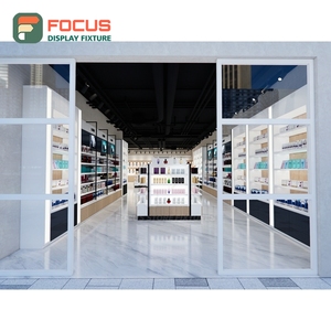 Sustainable Designer Store Melamine Display <b>Shelf</b> Factory Cosmetics Store Design - Product Image 3