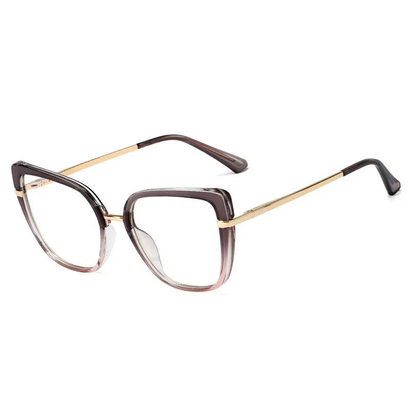 2021 direct new high quality large frame sunglasses brand customized Retro Black polarized fashion women' Sunglasses