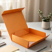 Caja de Regalo de Alta Gama con Forma de Libro, Tapa Dura, Magnética, Plegable, Ecológica, de Materiales Reciclados, Impresión a Cuatro Colores