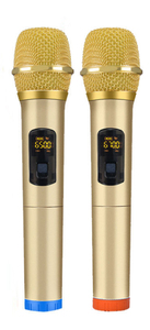 Micro không dây chuyên nghiệp khử tiếng ồn, kiểu cardioid, bán chạy, cầm tay, màu vàng, dùng cho karaoke, hát và thuyết trình - Product Image 6