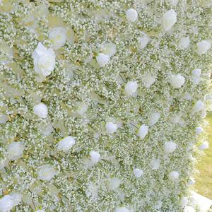 Mur de fleurs artificielles à l'impact visuel exceptionnel pour mariage, fête, événement, cérémonie, toile de fond de photomaton, décoration - Product Image 4