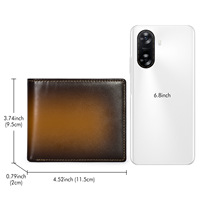 Dompet Pendek Pria Kulit Sapi Asli RFID Blocking Multi Slot Kartu Dompet Kulit Asli Tempat Kartu Penggunaan Sehari-hari CD01