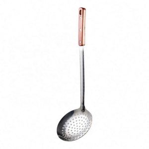 Ustensiles de cuisine en acier inoxydable : Spatule de cuisson, Cuillère à écrémer, Louche de cuisine, Ustensile de cuisson en bois - Product Image 2
