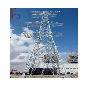 중국 공장 맞춤형 저렴한 스틸 모노폴 안테나 타워 관형 안테나 모노폴 타워 전기 조명 타워