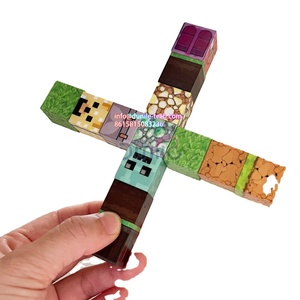 Blocchi Magnetici 2CM Mine <span class=keywords><strong>Craft</strong></span> Cubi Educativi STEM Certificati EN71 e CPC Piastrelle Magnetiche - Product Image 1