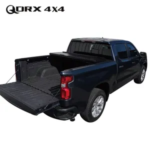 Tonneau COVER Fold Hard folding COVER 2005 + Nissan Frontier, King CAB, 6 'เตียงสั้น