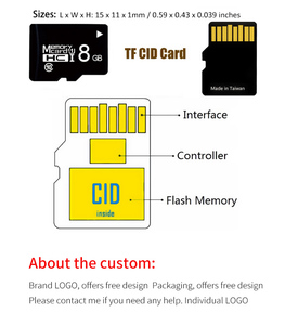 Cartes mémoire SD en gros à prix réduit, pleine capacité 128 Mo 256 Mo 512 Mo 8 Go Classe 10 Mini TF pour téléphones et appareils photo - Product Image 4