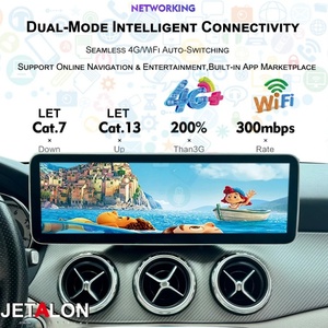 วิทยุติดรถยนต์ขนาด 14.9 นิ้ว รองรับ Carplay สำหรับรถเบนซ์ A GLA CLA W176 X156 C117 X117 ปี 2013-2018 ระบบ Android Auto พร้อมระบบนำทาง GPS เครื่องเล่นวิดีโอ - Product Image 2