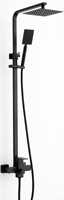 Ensemble de douche pluie en acier inoxydable 304, mitigeur de douche brossé, ensemble de robinetterie de douche pluie 3 fonctions
